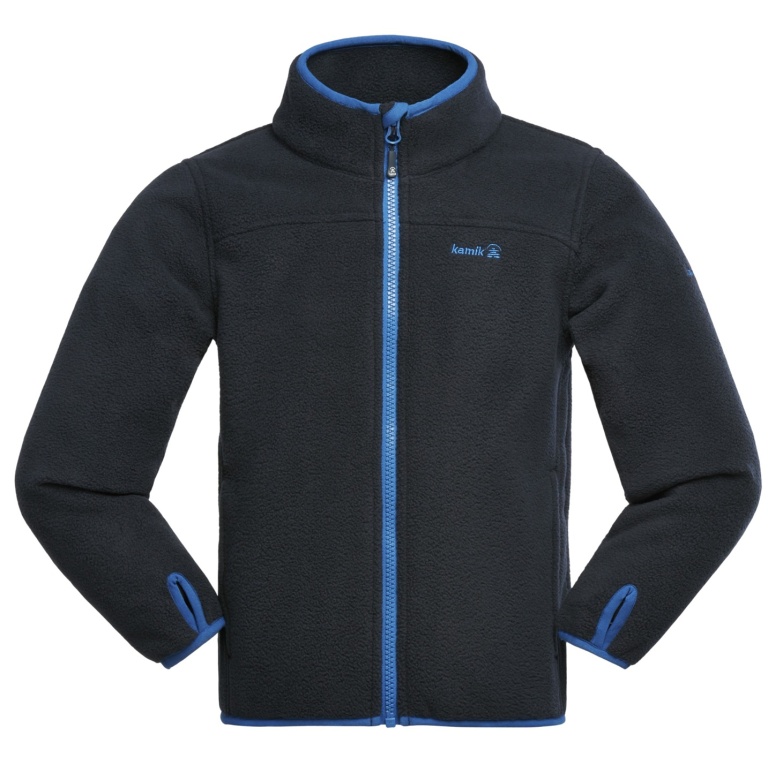 Kamik Fleece Jacket Ridley (warm, polar fleece) dark blue boys